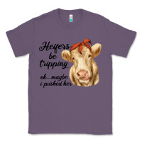 Lavender heifer's be trippin' charolais cow Classic Tee - RanaPortraitStore