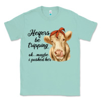 Seafoam heifer's be trippin' charolais cow Classic Tee - RanaPortraitStore