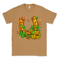 Toasted Coconut horseshoe with shamrocks and coin Classic Tee - AdoDesignShop