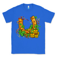 True Royal horseshoe with shamrocks and coin Classic Tee - AdoDesignShop