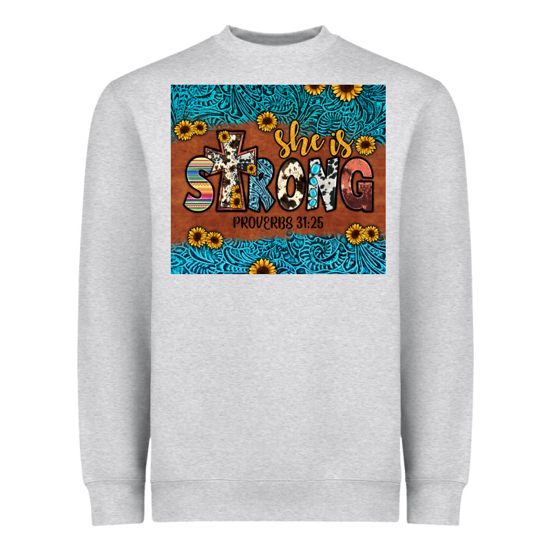 She Is Strong Heavyweight Sweatshirt by JahusDesignShop | Teevron