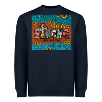 Navy she is strong Heavyweight Sweatshirt - JahusDesignShop