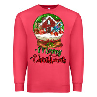 Cardinal Merry Christmas Premium Sweatshirt - LillyAllenDesigns