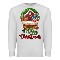 Dove Grey Merry Christmas Premium Sweatshirt - LillyAllenDesigns