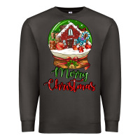 Smoke Merry Christmas Premium Sweatshirt - LillyAllenDesigns