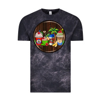 Cloud Black dominican republic coasters Vintage Tee - AdoDesignShop