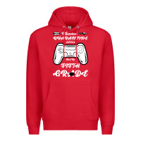 Red I Survived Quarantine Level Next Fifth Grade Premium Hoodie - Bettercallsaul