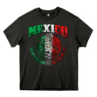 Asphalt mexico coat of arms Heavy Core Tee - Zillion Design Studio