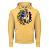 Vintage Mustard Peace sign Vintage Hoodie - JahusDesignShop