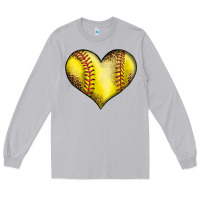 Moon Dust softball heart Long Sleeve Tee - LillyAllenDesigns