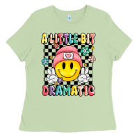 Matcha a little bit dramatic Ladies Tee - MaliasSmallBusiness