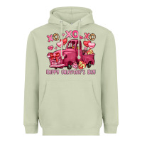 Matcha xo xo xo happy valentine's day truck Heavyweight Hoodie - LillyAllenDesigns