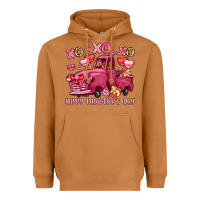 Meerkat xo xo xo happy valentine's day truck Heavyweight Hoodie - LillyAllenDesigns