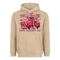 Mushroom xo xo xo happy valentine's day truck Heavyweight Hoodie - LillyAllenDesigns