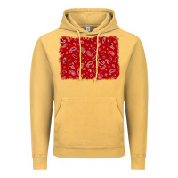 Vintage Mustard bandana background Vintage Hoodie - AdoDesignShop