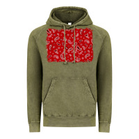 Vintage Olive bandana background Vintage Hoodie - AdoDesignShop