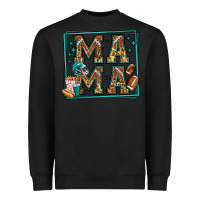 Black american football mama Heavyweight Sweatshirt - Jasminsmagicworld