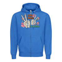 True Royal good energy is contagious Zipper Hoodie - MaliasSmallBusiness
