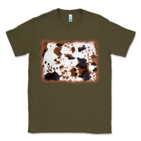 Army Green cowhide background Classic Tee - AdoDesignShop