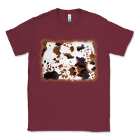 Burgundy cowhide background Classic Tee - AdoDesignShop