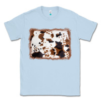 Dusty Blue cowhide background Classic Tee - AdoDesignShop