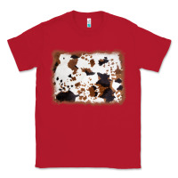 Red cowhide background Classic Tee - AdoDesignShop