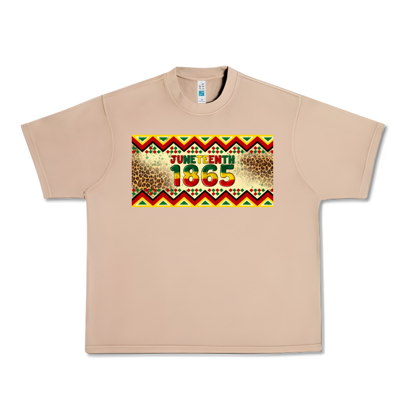 Juneteenth 1865 Leopard Licence Plate Template Urban Heavy Tee by Artiststas | Teevron
