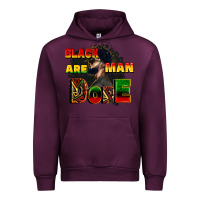 Mauve Wine black man are dope Urban Hoodie - CowGirlArtShop