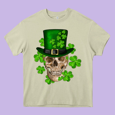 Heavy Core Tee st. patrick's day skull