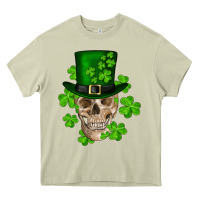 Mossy st. patrick's day skull Heavy Core Tee - RanaPortraitStore