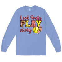 Colony Blue Look Pretty Play Dirty Long Sleeve Tee - LillyAllenDesigns