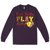 Plum Look Pretty Play Dirty Long Sleeve Tee - LillyAllenDesigns