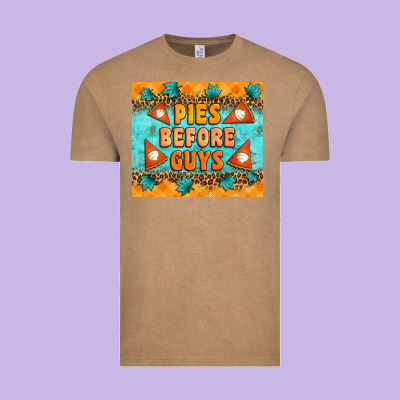 Pies Before Guys Vintage Tee Designed By Artiststas