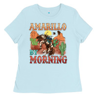 Baby Blue amarillo by morning Ladies Tee - MaliasSmallBusiness