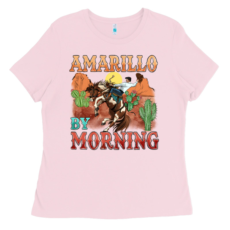 Amarillo By Morning Ladies Tee by MaliasSmallBusiness | Teevron