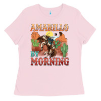 Bubblegum Pink amarillo by morning Ladies Tee - MaliasSmallBusiness