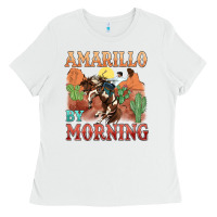 White amarillo by morning Ladies Tee - MaliasSmallBusiness