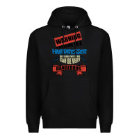 Black I belong to a HAIRDRESSER warning job funny partner Premium Hoodie - Bettercallsaul