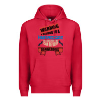 Cardinal I belong to a HAIRDRESSER warning job funny partner Premium Hoodie - Bettercallsaul