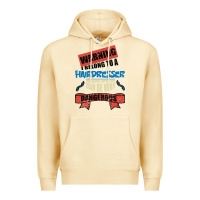 Pina Colada I belong to a HAIRDRESSER warning job funny partner Premium Hoodie - Bettercallsaul