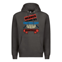 Smoke I belong to a HAIRDRESSER warning job funny partner Premium Hoodie - Bettercallsaul