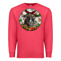 Cardinal christmas dorper sheep Premium Sweatshirt - LillyAllenDesigns