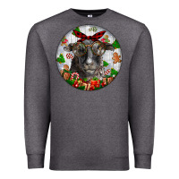 Charcoal Heather christmas dorper sheep Premium Sweatshirt - LillyAllenDesigns