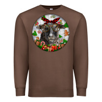 Chestnut christmas dorper sheep Premium Sweatshirt - LillyAllenDesigns