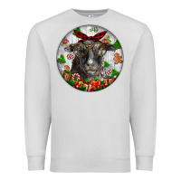 Dove Grey christmas dorper sheep Premium Sweatshirt - LillyAllenDesigns