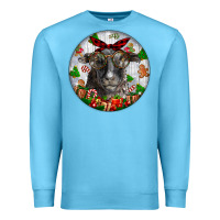 Ocean Blue christmas dorper sheep Premium Sweatshirt - LillyAllenDesigns