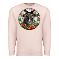 Pale Pink christmas dorper sheep Premium Sweatshirt - LillyAllenDesigns