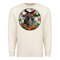 Sandshell christmas dorper sheep Premium Sweatshirt - LillyAllenDesigns