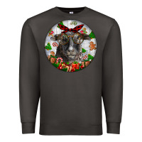 Smoke christmas dorper sheep Premium Sweatshirt - LillyAllenDesigns
