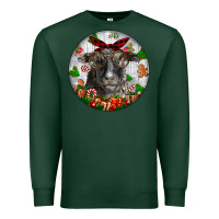 Sports Green christmas dorper sheep Premium Sweatshirt - LillyAllenDesigns
